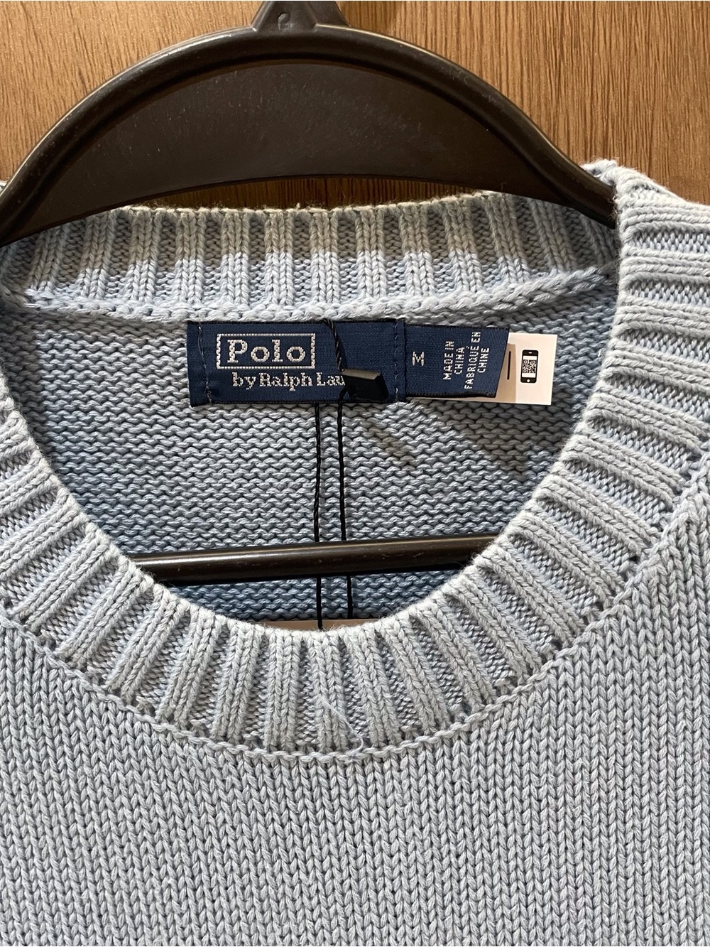 Polo by Ralph Lauren Baby Blue Bear Intarsia Crewneck Sweater - Picture 5 of 8